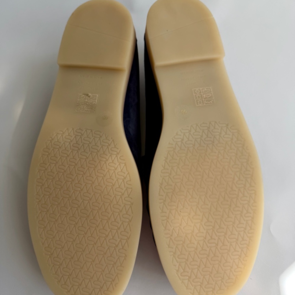 Stuart Weitzman Blake Suede Slip-On Loafers Dark Size 9 NWOT - Picture 12 of 16